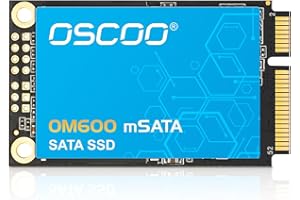 OSCOO 1TB mSATA SSD – SATA III 6Gbps Internal Drive, Up to 550MB/s, 3D NAND Flash | Compatible with Laptop, Desktop, Ultraboo
