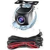 PRUVEEO Rear Camera for D90-4CH 1080P Back Up Camera with 3.5mm to 4 Pin
