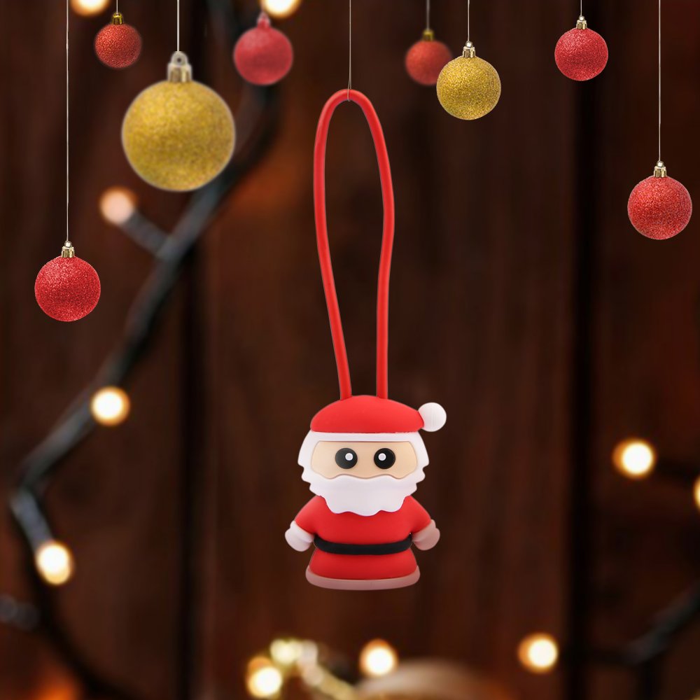 OMARS Natale Renna Cavo Lightning In Nylon PowerLine+ - Cavetto Lightning Premium per Ricarica e Trasmissione Dati Ultra-Durevole per iPhone 7 / 6s / 6 e tanti altri prodotti Apple