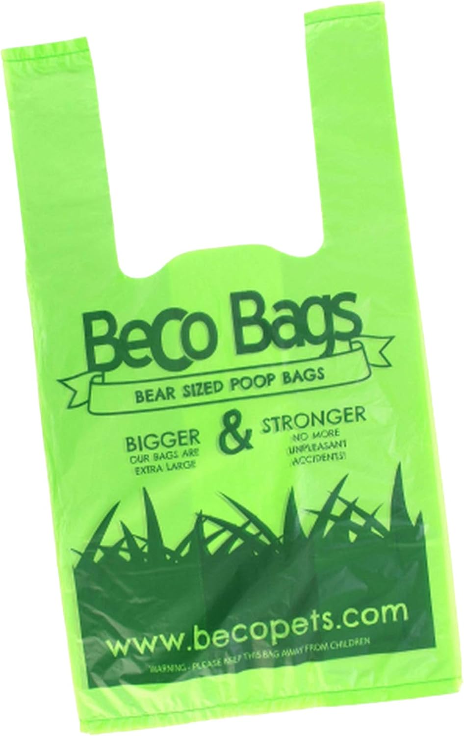 Beco Bags Eco Friendly Dog Poop Bags With Handles (One Size) (Green