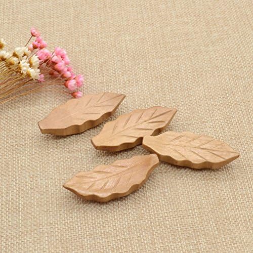 UNAKIM--4pcs Japanese Wood Wooden Chopsticks Rest Spoon Fork Chopstick Stand Holder Hot