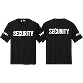 NYC FACTORY Mens Professional Short Sleeve Security T-Shirts
