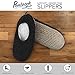 Pembrook Super Soft Slippers – Ballet Style and Non-Skid Sole - Faux Sherpa Shearling Lining - Memory Foam, women, girls
