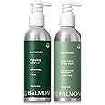 Balmonds Bath & Body Spa Gift Set, Mothers Day Pampering Gift for Women, 100% Natural Shampoo & Body Wash and Bath and Body Oil for Dry Sensitive Skin