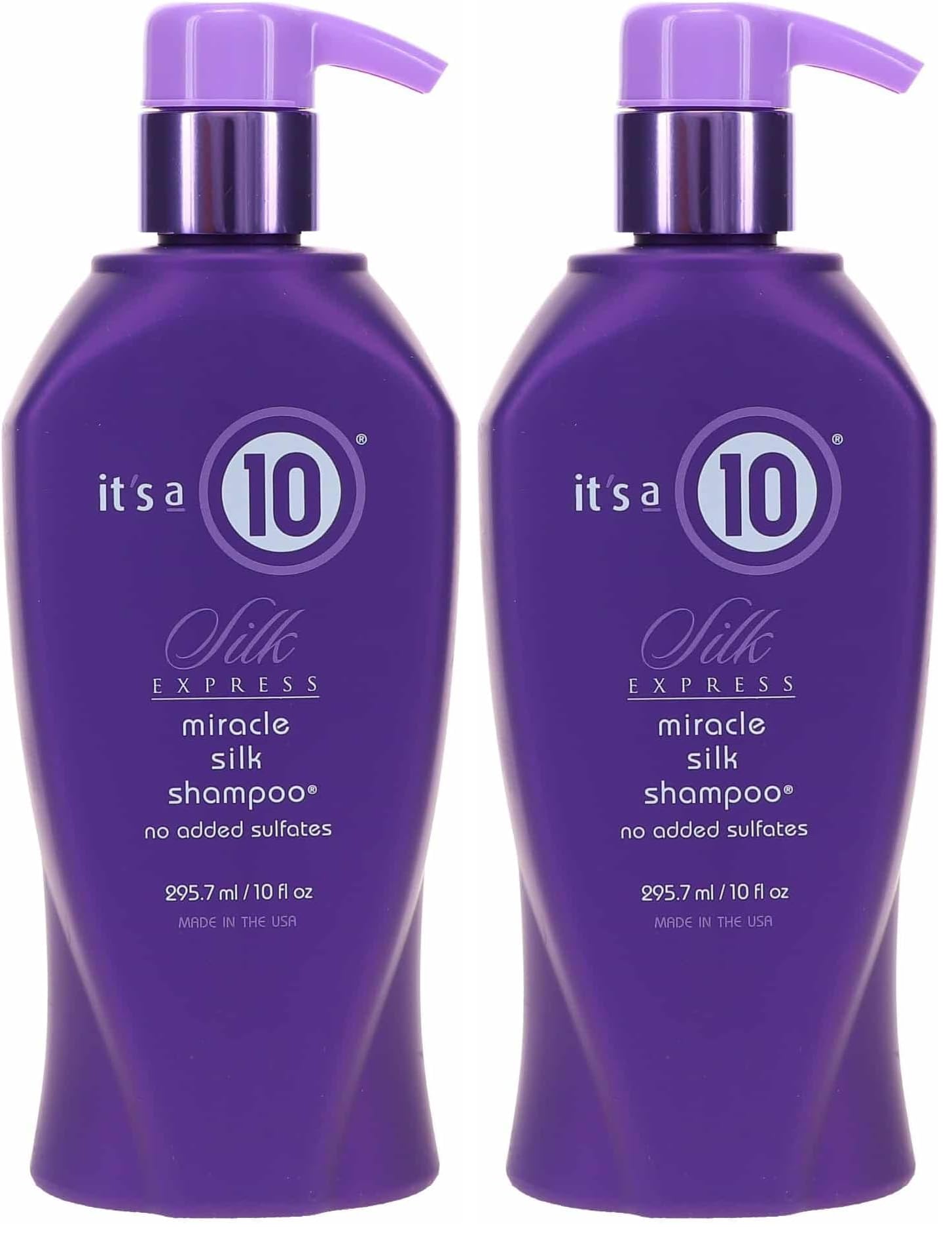 It’s a 10 Haircare Silk Express Miracle Silk Shampoo, 10 fl. oz. (Pack of 2)