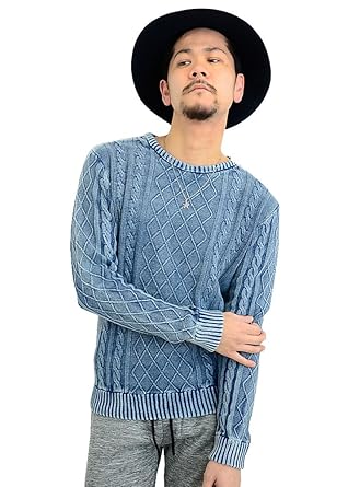 最も人気のある髪型 ユニークインディゴ ニット メンズ