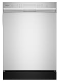 Sharp SDW6506JS 24-inch Stainless Steel Dishwasher, 49 dB, Third Rack, 12 Place Settings, Front Touch Controls
