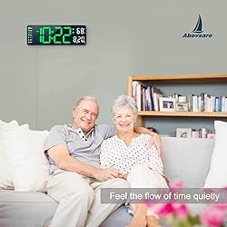 Digital Clock, Digital Wall Clock for Living Room