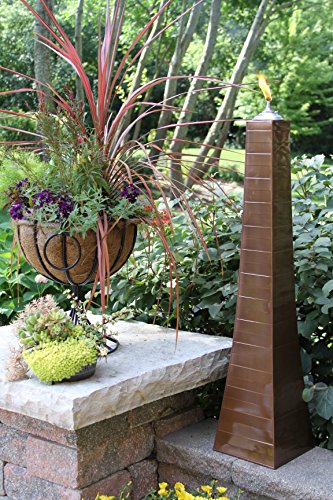 Outdoor Interiors 50300AST-CP Pyramid Torch (2 Pack), Large, Copper