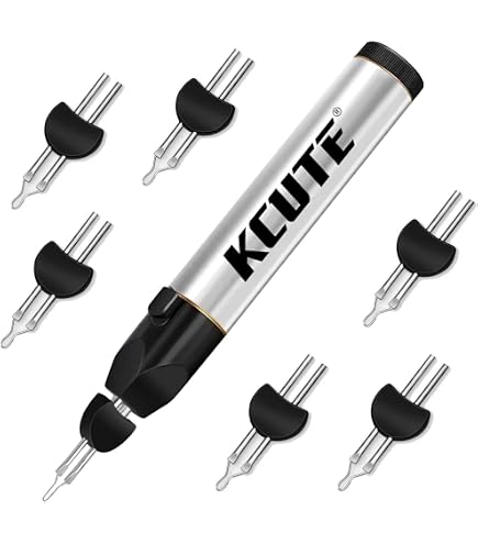 Brule Fil Stylo à Fusion Rapide - Pour Fils Polyester - Pointe Fine, Pile AA Non Incluse