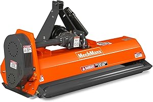 MECHMAXX 60'' inch PTO Powered 3 Point Standard Duty Flail Mower for 15-35hp Tractor, Suitable for Quick Hitch, Model EFS60