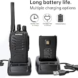 BaoFeng Long Range 2 Way Radios 16 Channels VOX USB Charger 4 Pack view 4