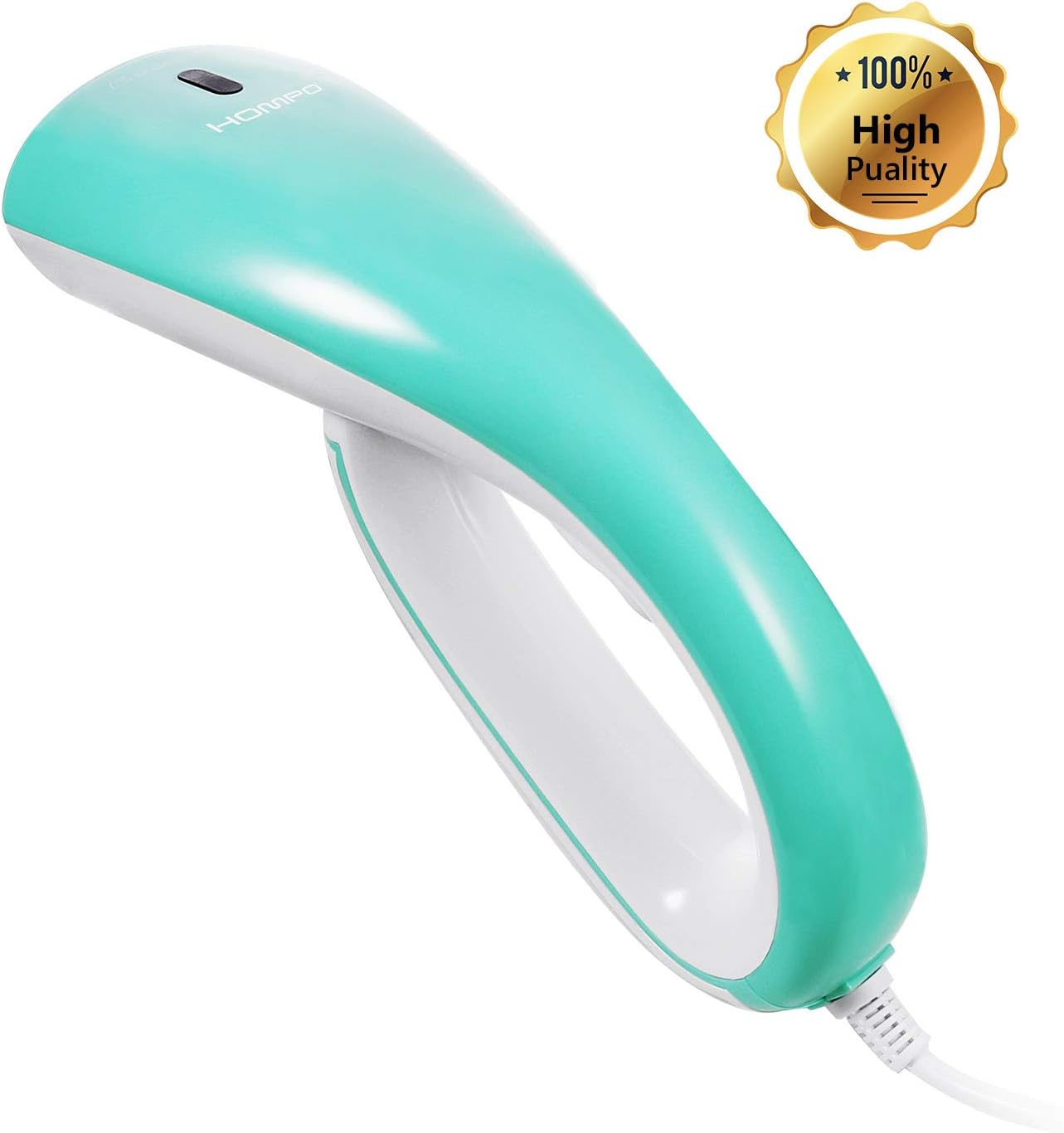 HOMPO 1000W Ultra-Compact Handheld Garment Steamer with 100ml Water Tank, 20 Seconds Fast Steaming, Etl Certified, Portable Fabric Clothes Steamer - Safe and Lightweight for Travel & Home
