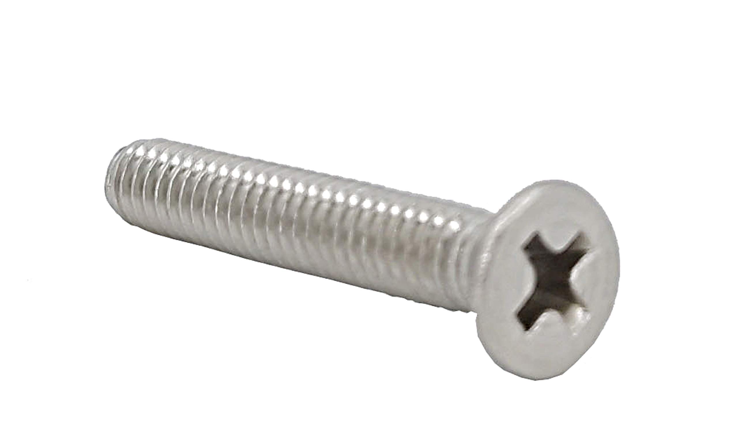 FixtureDisplays® 8-32 X 1" Stainless Flat Head