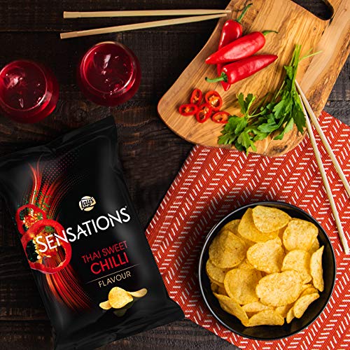 Lay's Sensations Chips Thai Sweet Chilli, Doos 10 stuks x 150 g