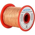 BNTECHGO 24 AWG Magnet Wire - Enameled Copper Wire - Enameled Magnet Winding Wire - 1.0 lb - 0.0197" Diameter 1 Spool Coil Natural Temperature Rating 155℃ Widely Used for Transformers Inductors