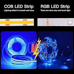 XUNATA COB LED Strip Lights, 2m/6.6ft