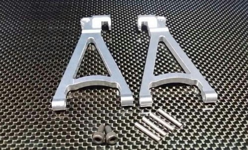 Traxxas 1/16 Mini E-Revo, Mini Summit Upgrade Parts Aluminum Rear Lower Arm - 1Pr Set Silver