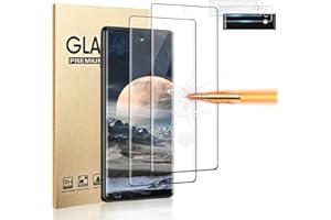 GEVIAHO [2+2 Pack] for Google Pixel 6 Pro 6.7 Inch Tempered Glass Screen Protector with Camera Lens Protector, Fingerprint Unlock, 3D Full Coverage, 9H Hardness Scratch Resistant