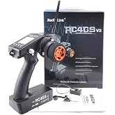 RadioLink RC4GS V3 5CH Transmitter and Gyro Receiver R6FG for RC Cars Boats | 2.4GHz 5-Channels Radio System