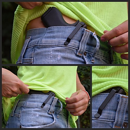 Clipdraw Ambidextrous Concealed Gun Belt Clip for Glock 43 Black Buy