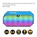 Ecandy Portable Wireless Bluetooth Speaker with Led, Built-in Microphone and Rechargeable battery for iPhone 6 Plus, iPad, Samsung Galaxy S5 S4, other Smartphones Tablets, Laptops, MP3 Players and other Bluetooth Enable Devices-Blue
