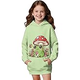 Cndexd Kids Long Sleeve Pullover Hoodies Animal Hoodie Frog Sweatshirt Girls with Pocket Casual Clothes Size 5-14 Years