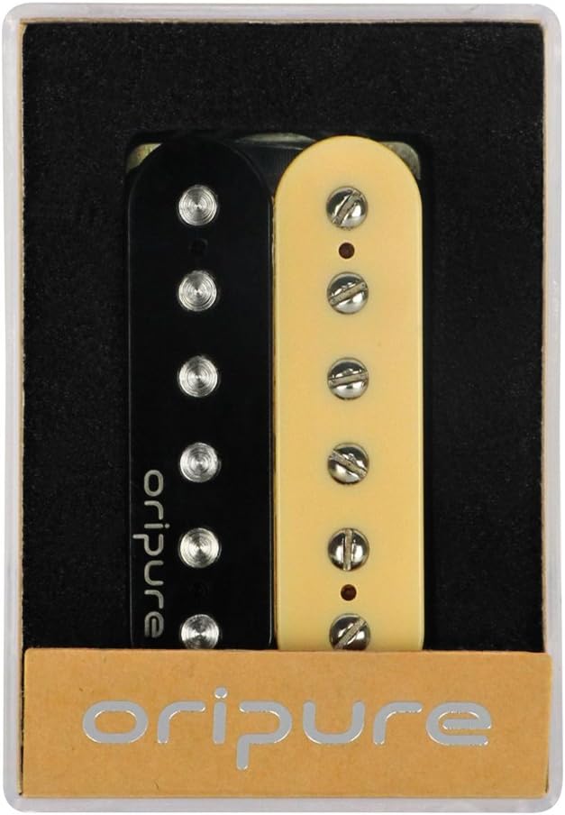 OriPureAlnico 2 Guitar Humbucker Pickups Zebra Neck Pickup Double Coil Humbucker for Electric Guitar Part