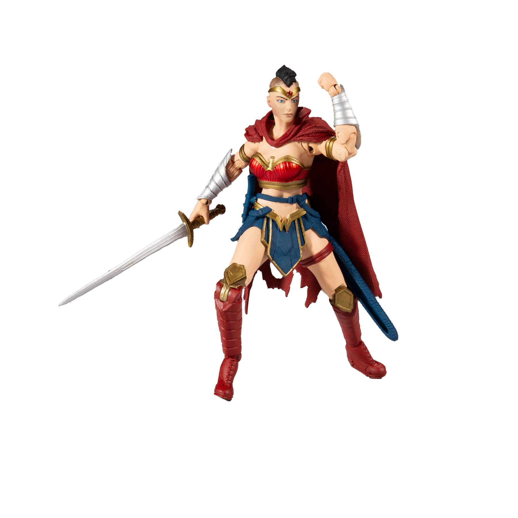 DC COLL BUILD-A LKOE WONDER WOMAN 7IN SCALE AF
