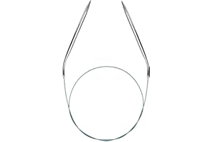 BREEVO Circular Knitting Needles Size 10 Set Round Metal Circle Blankets 36 Inch