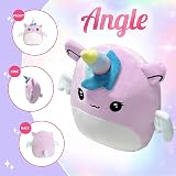 POPOYU 20cm Unicorn Plush Pillow Toy Cute 3D Stuffed Unicorn Gift Kid Girls view 7
