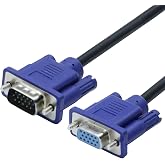 Dosyerlbf VGA Extension Cable M-F VGA Monitor Cable HD15 Male to Female | VGA Male to Female Cable, Not Dual Male Cord, for TV Computer Projector