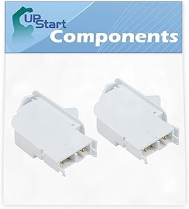 2-Pack 6600JB1010A Refrigerator Door Switch Replacement for Kenmore/Sears 795.69004900 Refrigerator - Compatible with 6600JB1010A Door Push Button Switch