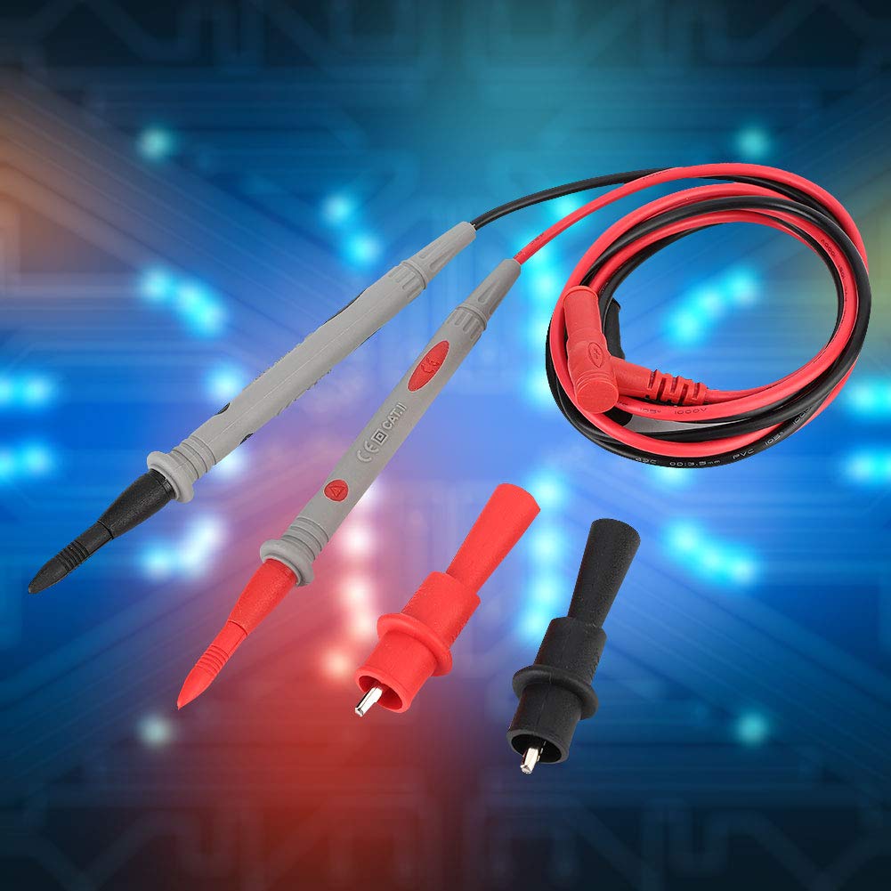 PT1006 Digital Multimeter Crocodile Clip Probe Pen + 1000V 20A Test Lead Cable 90cm Safety Alligator Clips Multimeter Test Leads Accessories Kit for Most of Digital Multimeter - Image 5