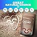 SUPERWELL Organic Cacao Powder - Cocoa Powder (15 Oz / 85 Servings) | Sugar Free | All Natural | Low Carb - Keto Chocolate | Cacao Premium Superfood | Anti-Aging