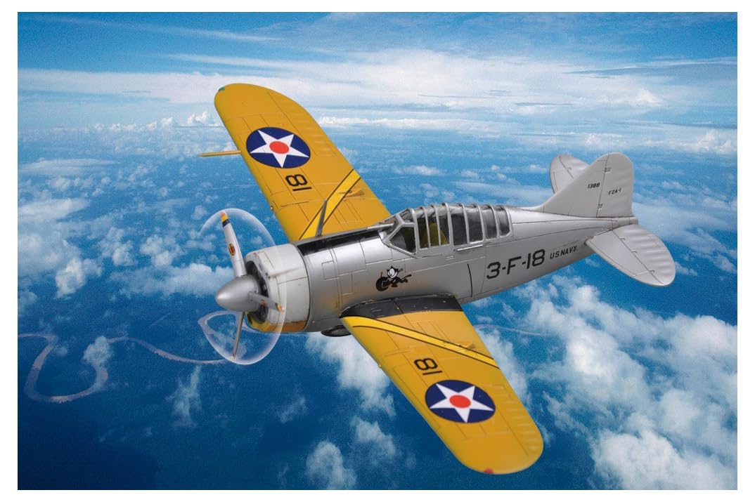 Hobbyboss 1:72 Scale US F2A Buffalo Assembly Kit