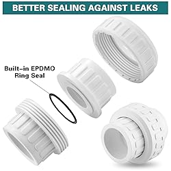 2" PVC Union Coupling Pipe Fitting, PVC Adapter