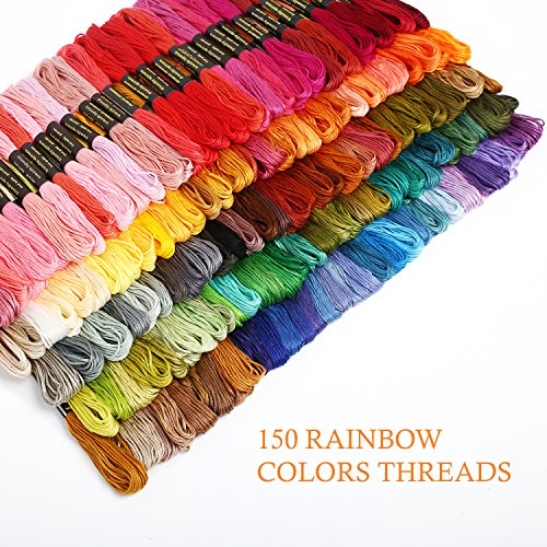 1 Embroidery+SOLEDI+Rainbow+Friendship+Bracelets