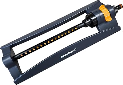 SolaDirect Garden Lawn Watering Sprinkler Oscillating Adjustable Spray Range