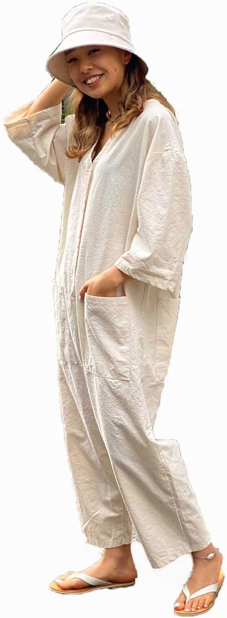 Amazon ヴィアジェイ オールインワン ジャンプスーツ レディース One ベージュ オールインワン 通販