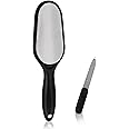 DTDNZKN Foot Files Callus Remover Stainless Steel Foot Rasp and Detachable Foot File for Pedicure to Removes Hard Skin Corns for Dry and Wet Feet, Mess-Free