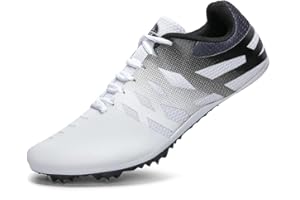 IFRICH New Track and Field Shoes for Men Women Kids Boys Girls 8 Spikes 100-400 Meter Running Racing Shoes Professional Sprint Sport Sneakers