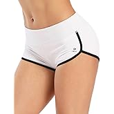 ENEESSI Women's Booty Shorts Workout Butt Lifting High Waist Yoga Running Gym Shorts