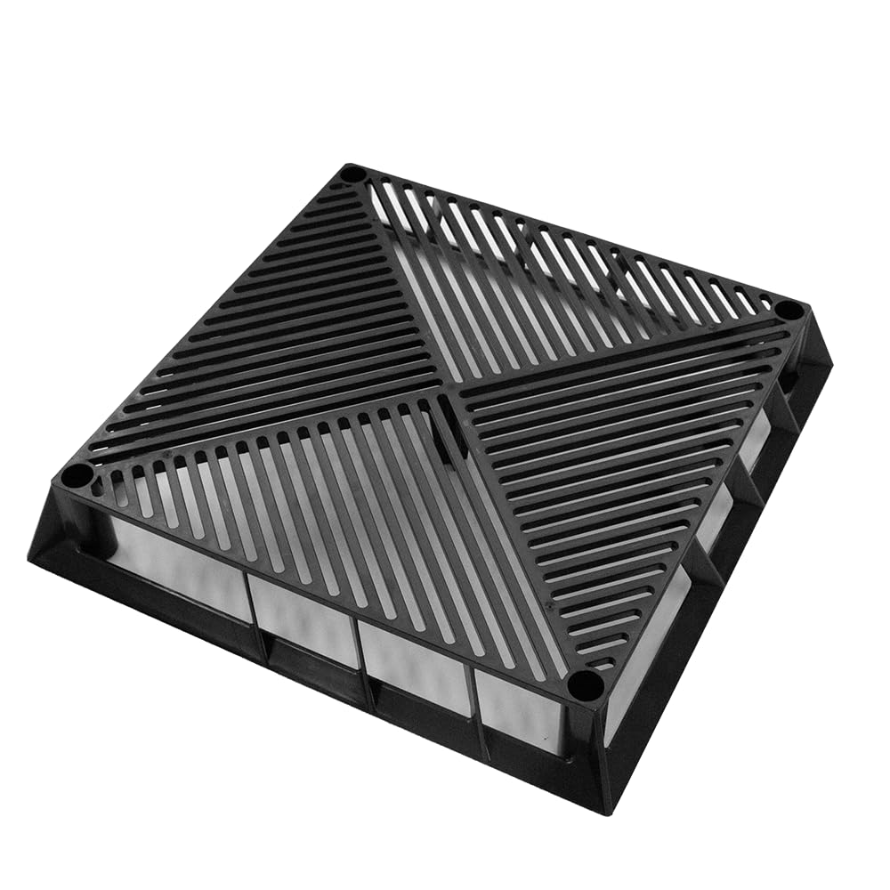 DAIM ブラックベース 28cm カーメン君 フラワースタンド ブラック 鉢スタンド 鉢植え台 鉢台 園芸 プランター 台 根腐れ防止 通気 排水 植木鉢 通気性 害虫防止 ナメクジ 鉢植え 害虫対策 ガーデニング…商品画像