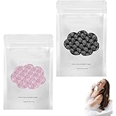 Blissal Exfoliating Shower Towel, 2-in-1 Exfoliating Towel, Premium Scrub Wash Cloth for Body Face, Blissal exfoliating Towels-Body Scrubber with 2 Sides for All Skin Types (Black+Pink)