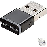 Poly BT600 USB-A Bluetooth Adapter Dongle -211250-01 - for Plantronics Voyager 5200 UC, Focus 2 UC, Legend 30/50, 4310/4320, Free 60 Wireless Headsets