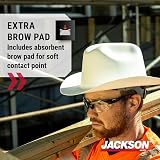 Jackson Safety Western Hard Hat White 19500 Outlaw Style view 5