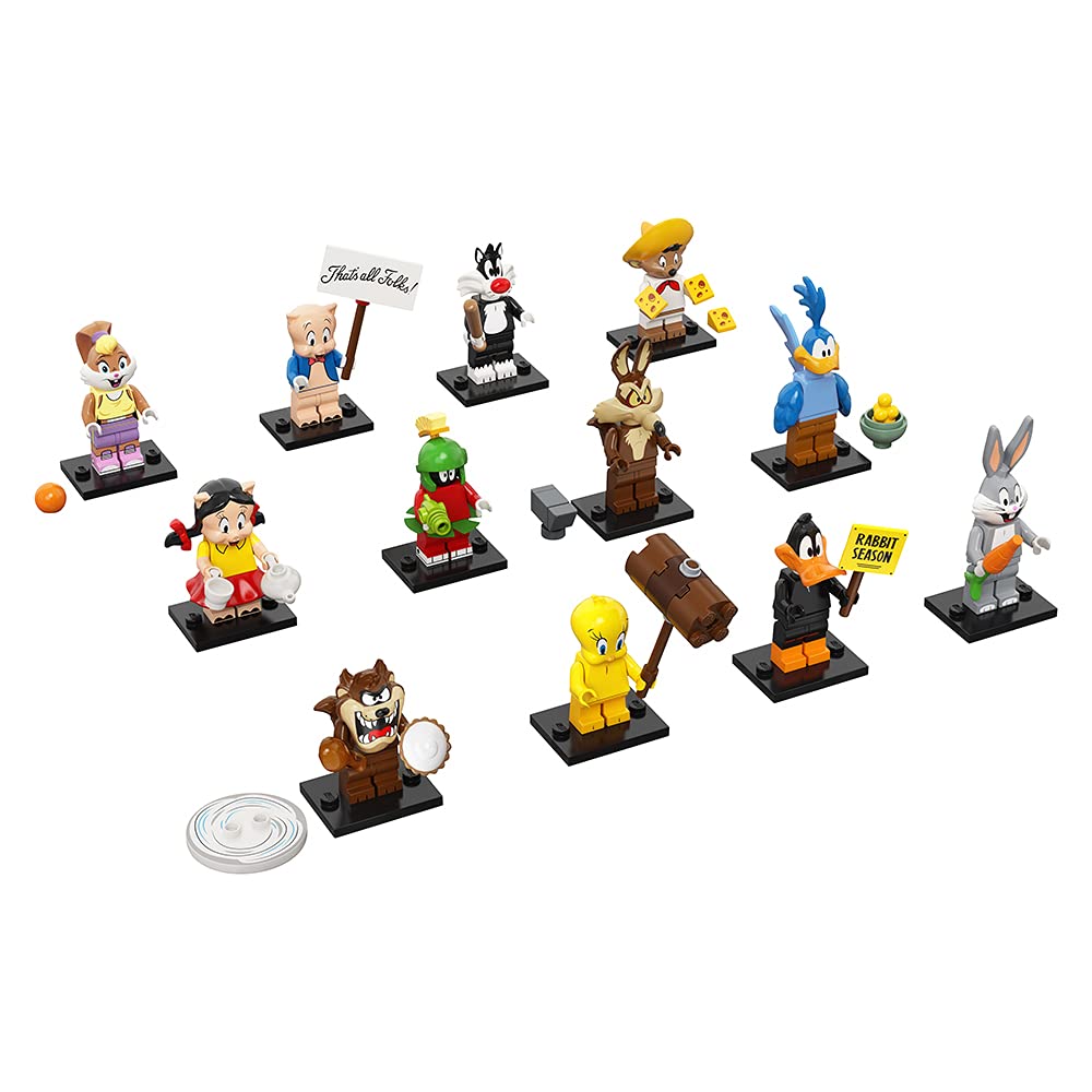 LEGO Looney Tunes Series 1 Complete Set of 12 Different Minifigures 71030 (Bagged)