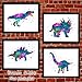 Dinosaur Watercolor Wall Art Print - Set of Four (8x10) Unframed Photos - Perfect Gift for Boys and Kids Rooms, Nursery - Chic Home Decor