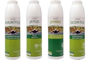 Dazzle | 4 Pack | (1) Alkalinity Plus 750g | (1) pH Plus 700g | (1) pH Minus 950g | (1) Calcium Plus 550g | Spa & Hot Tub Acc